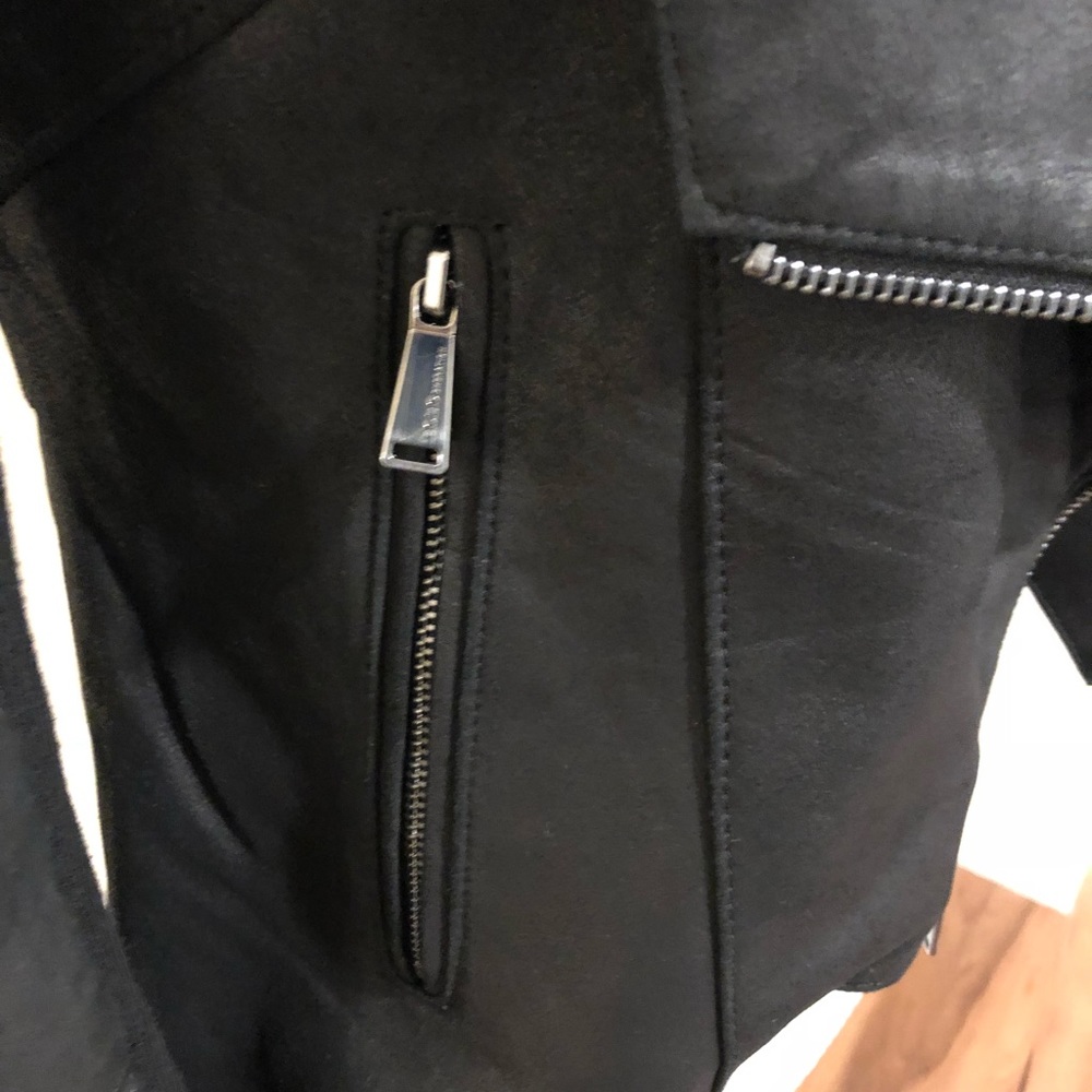 Bcbgeneration Black Leather Jacket Small - image 3